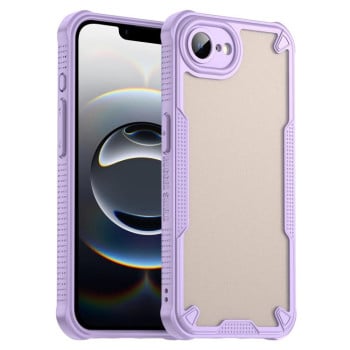 Противоударный чехол Armor Glaze PC Hybrid для iPhone 16e - фиолетовый