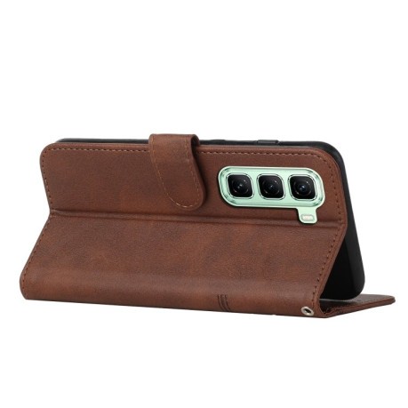 Чохол-книжка Stitching Calf Texture для Infinix Hot 50 4G - коричневий