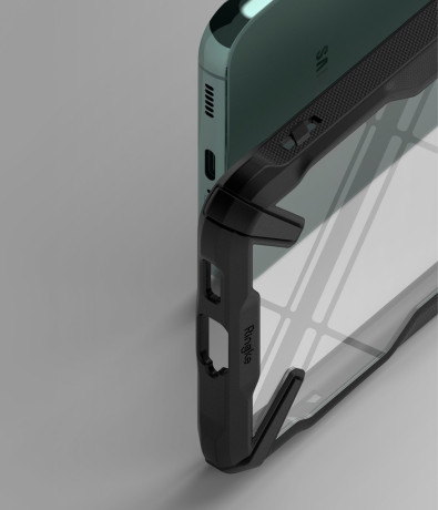 Оригинальный чехол Ringke Fusion X Design durable для Samsung Galaxy S23 Plus - Black