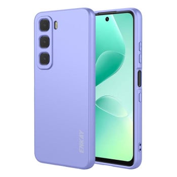 Силиконовый чехол ENKAY Liquid Silicone на Infinix Hot 60 / Hot 60i — фиолетовый