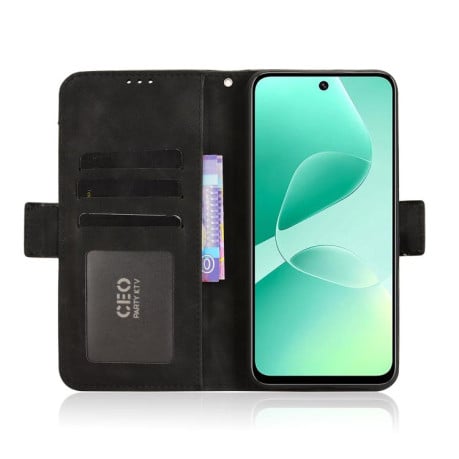 Чохол-книжка Skin Feel з м'якою фактурою Calf на Infinix Hot 60i 4G / Hot 60 5G - чорний