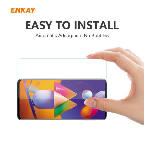 2.5 D захисне скло ENKAY Hat-Prince 0.26mm 9H Samsung Galaxy M31s-прозоре