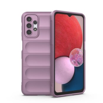 Силиконовый чехол Magic Flannel для Samsung Galaxy A04s/A13 5G / 4G - фиолетовый