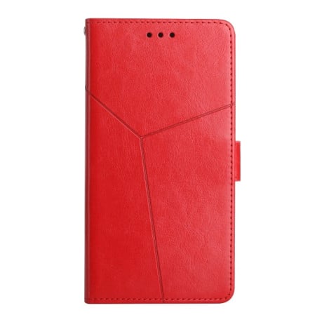 Чехол-книжка Y-shaped Pattern для OPPO A78 4G - красный