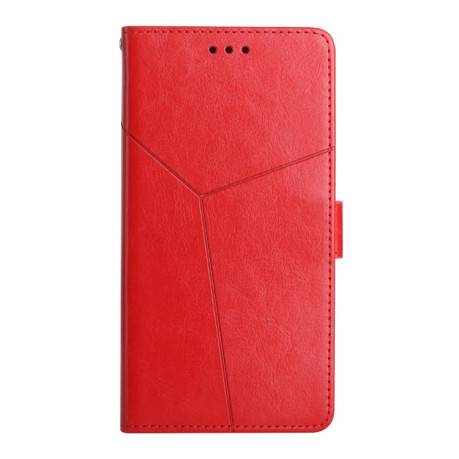 Чехол-книжка Y Stitching для Xiaomi Poco X4 GT - красный