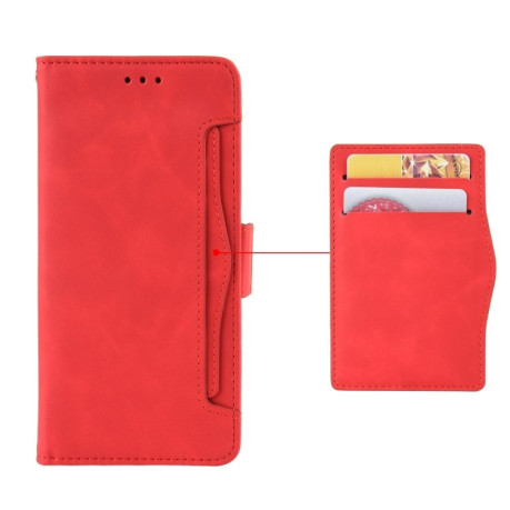 Чехол-книжка Skin Feel Calf на Infinix Hot 50 4G - красный