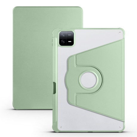Чехол-книжкаа 360 Degree Magnetic Rotation Holder для Xiaomi Pad 6 Pro/Pad 6 - зеленый
