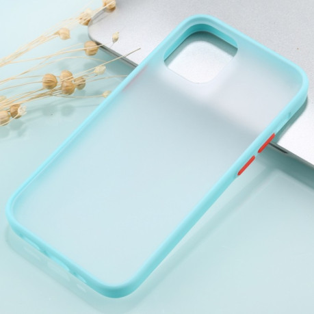 Противоударный чехол Skin Feel Series на iPhone 12 Mini - голубой