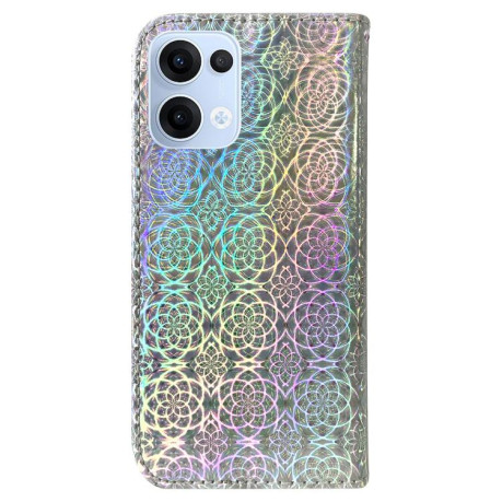Чехол-книжка Solid Color Colorful на OPPO Reno13 Global - серебристый