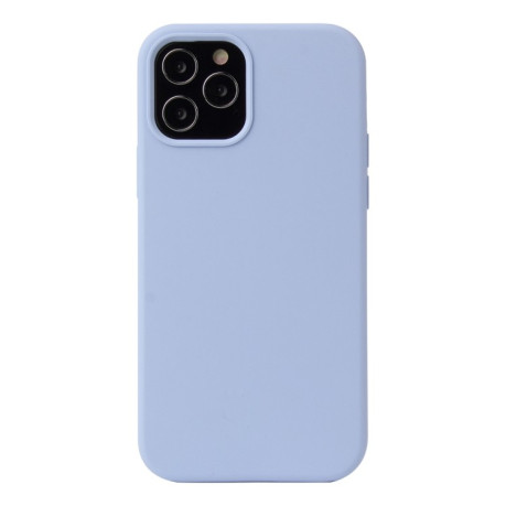 Силиконовый чехол Solid Color Liquid на iPhone 13 Pro Max - светло-фиолетовый