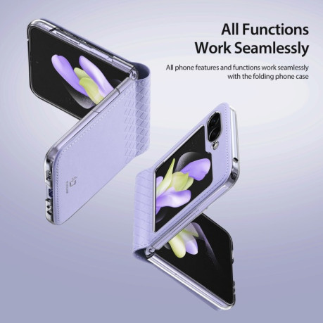 Протиударний чохол DUX DUCIS Bril Series для Samsung Galaxy Flip 5 - фіолетовий