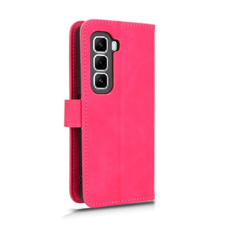 Чехол-книжка Skin Feel Magnetic для Infinix Hot 50 Pro+ - пурпурно-красный