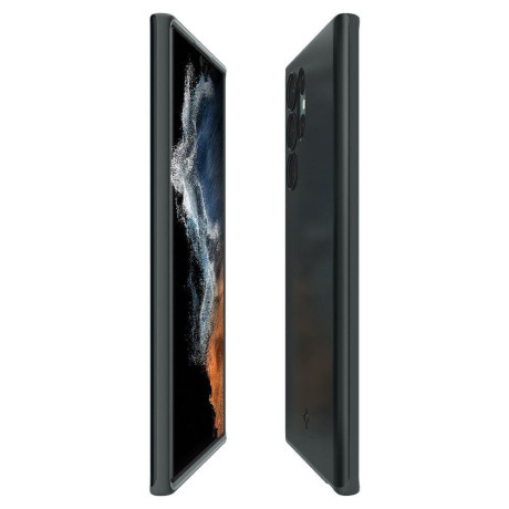 Оригинальный чехол Spigen Thin Fit для Samsung Galaxy S22 Ultra - Abyss Green