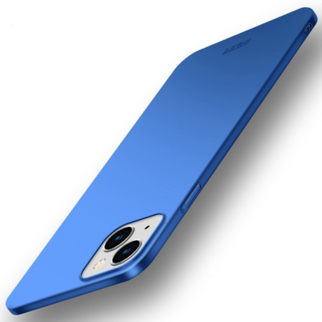 Ультратонкий чехол MOFI Frosted на iPhone 14 Plus - синий