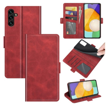 Чехол-книжка Dual-side Magnetic Buckle для Samsung Galaxy A13 5G - красный