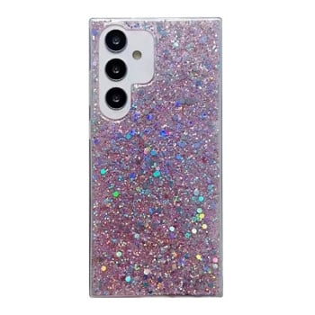 Протиударний чохол Glitter Sequins Epoxy для Samsung Galaxy A35 5G - рожевий