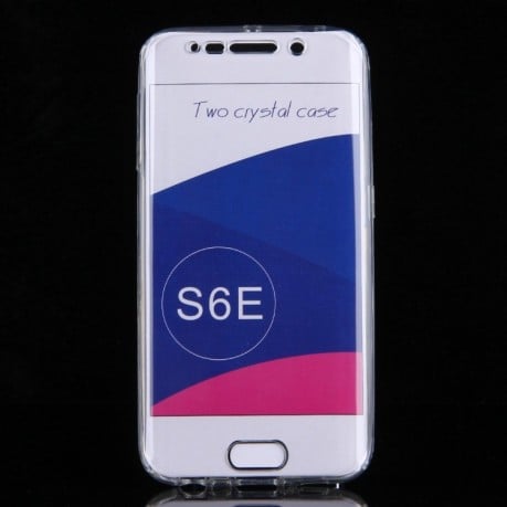 Двосторонній чохол Double-sided Ultra-thin на Samsung Galaxy S6 Edge / G925 -прозорий