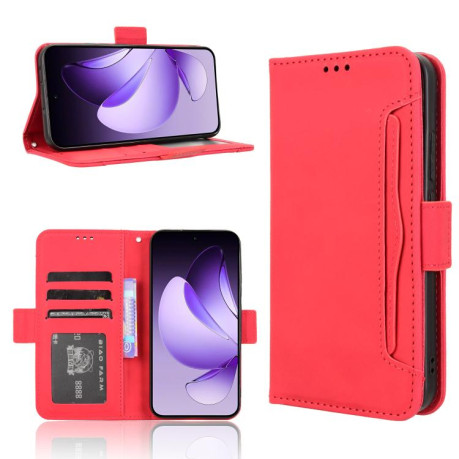 Чохол-книжка Skin Feel Calf на OPPO Reno13 5G Global - червоний