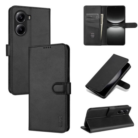 Чехол-книжка AZNS Skin Feel Calf Texture  для Xiaomi Poco X7 Pro - черный