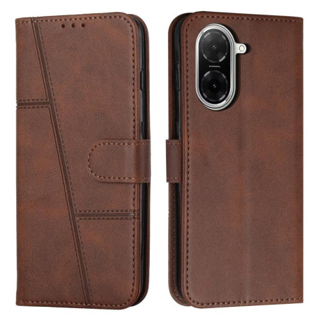 Чехол-книжка Stitching Calf Texture для Xiaomi Redmi A5 4G 171.7mm / Poco C71 - коричневый