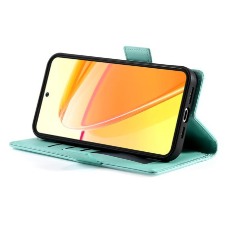 Чохол-книжка Side Buckle Magnetic Frosted Leather для OPPO Reno13 F /Reno13 FS 4G/5G - зелений