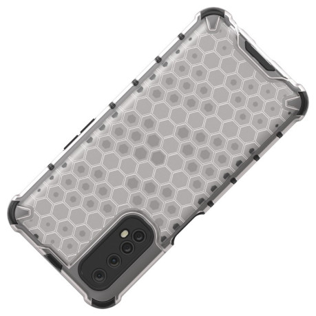 Противоударный чехол Honeycomb на Realme 7 - серый