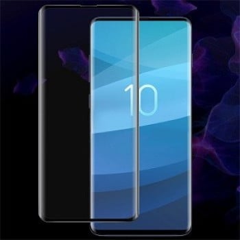 Защитное стекло IMAK 9H 3D на Samsung Galaxy S10 Plus, Support Fingerprint Unlocking- черное