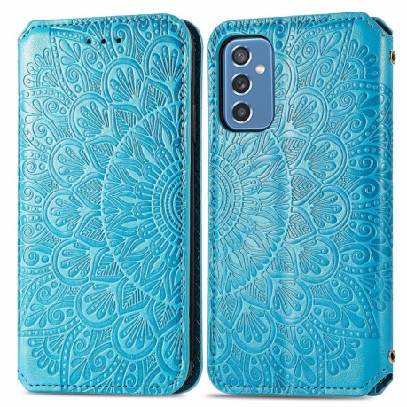 Чохол-книжка Blooming Mandala для Samsung Galaxy M52 5G - синій