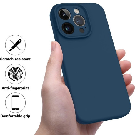 Противоударный чехол LK MagSafe Magnetic Silicone для iPhone 15 Pro Max - синий