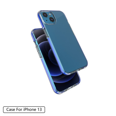 Ударозащитный чехол Double-color для iPhone 14/13 - голубой
