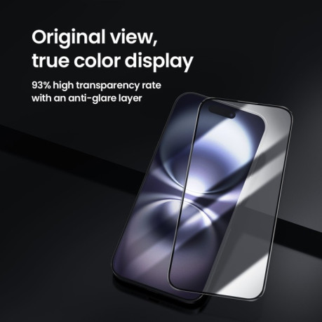 Защитное стекло Nillkin (CP+PRO) для  iPhone 16 -черное