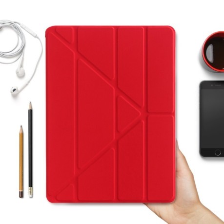 Чехол-книжка Multi-folding Smart для iPad Pro 12.9 2015 / 2017 - красный
