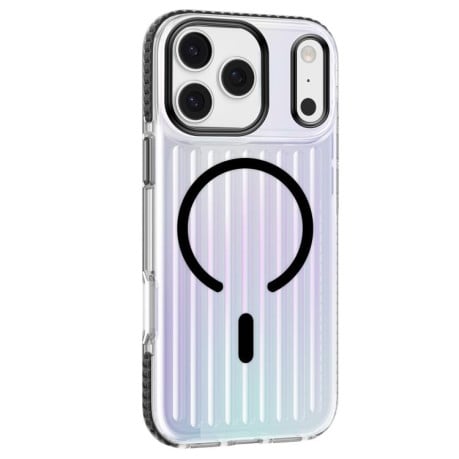 Чехол Mutural Luggage Rainbow MagSafe на iPhone 17 Pro Max - черный