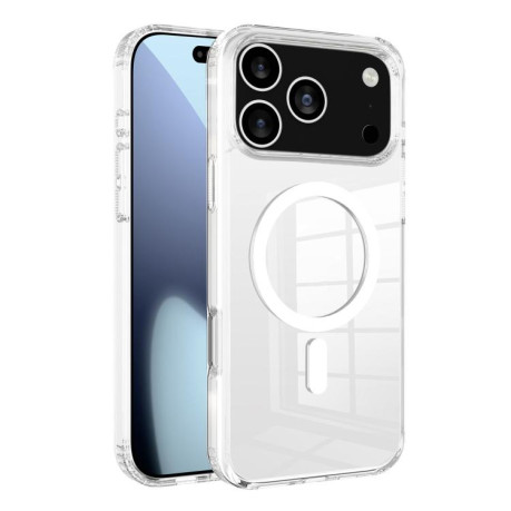 Противоударный чехол Kalebol Clear Space MagSafe для iPhone 17 Pro - прозрачный