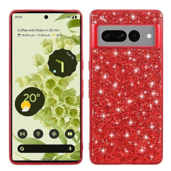 Ударозахисний чохол Glittery Powder на Google Pixel 8 Pro - червоний