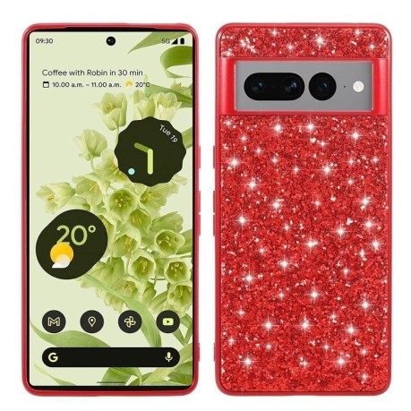 Ударозахисний чохол Glittery Powder на Google Pixel 8 Pro - червоний