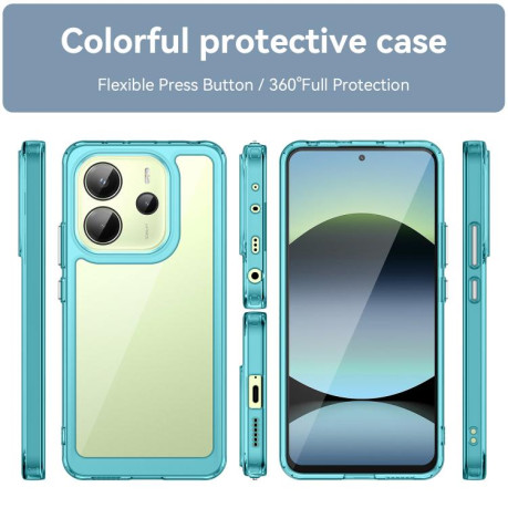 Протиударний чохол Colorful Acrylic Series для Redmi Note 14 4G 164.84mm - синій