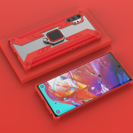Протиударний чохол Iron Warrior на Samsung Galaxy Note10+Plus-червоний