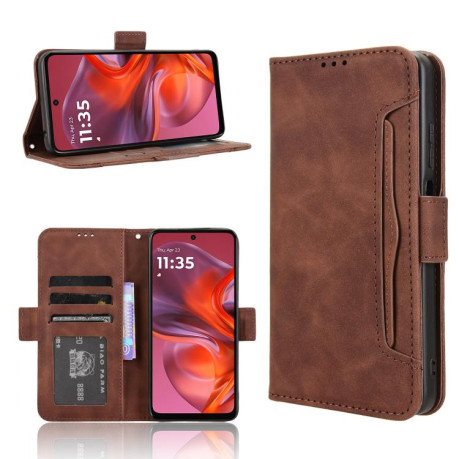 Чохол-книжка Skin Feel Calf Motorola Moto G05 4G / E15 4G - коричневий