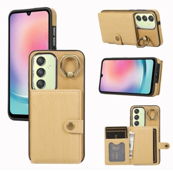 Протиударний чохол Brushed для Samsung Galaxy A24 4G / A25 5G - желтый