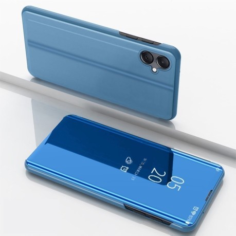 Чехол книжка Clear View на Samsung Galaxy A06 - синий