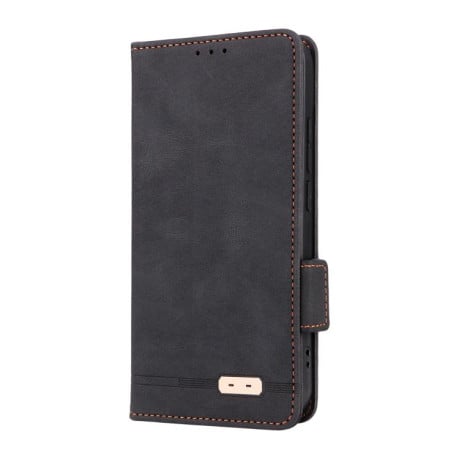 Чехол-книжка Magnetic Clasp Flip на OPPO Reno14 F 5G / 4G - черный