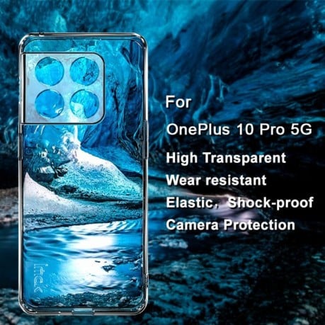 Противоударный чехол IMAK UX-5 Series на OnePlus 10 Pro 5G - прозрачный