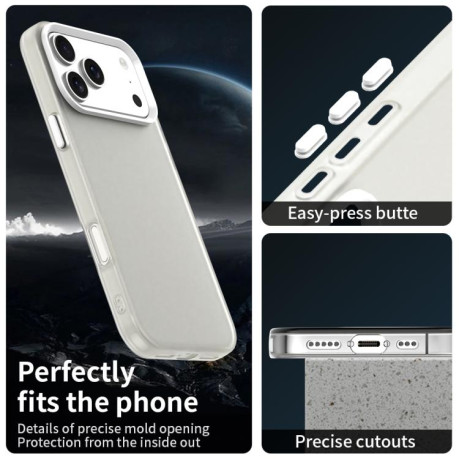 Противоударный чехол Candy Series для iPhone 17 Pro Max - белый