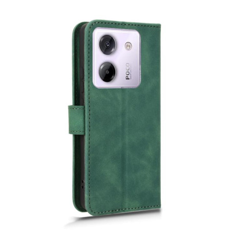 Чехол-книжка Retro Skin Feel Business Magnetic на Xiaomi Poco M7 Pro 5G - зеленый