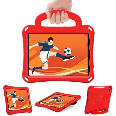 Протиударний чохол Handle Football Shaped EVA Shockproof для iPad Pro 11 2024 - червоний