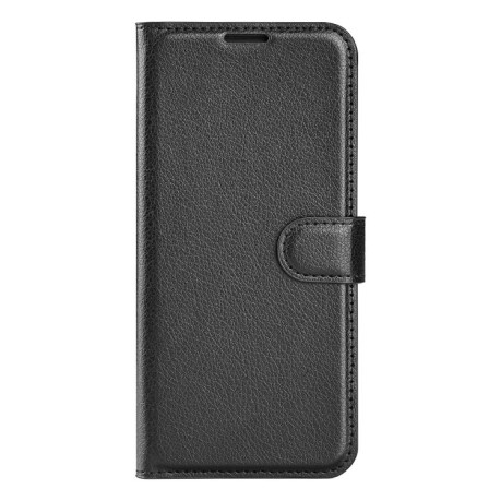 Чехол-книжка Litchi Texture Horizontal Flip Leather на Samsung Galaxy M16 / F16 - черный