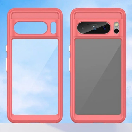 Протиударний чохол Colorful Acrylic Series для Google Pixel 8 Pro - червоний