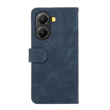 Чехол-книжка ABEEL Color Block Magnetic RFID Leather на Xiaomi Poco X7 Pro - синий