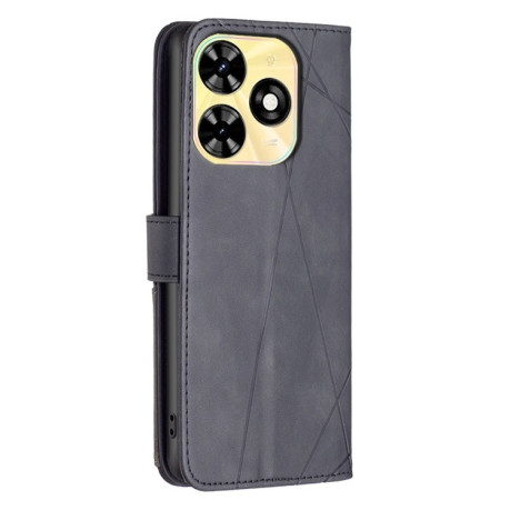Чехол-книжка Rhombus Texture для Infinix Smart 8 - черный